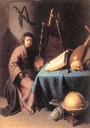 DOU, Gerrit Artist in His Studio china oil painting reproduction